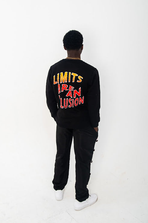 “LIMITS R ILLUSIONS” CREW NECK