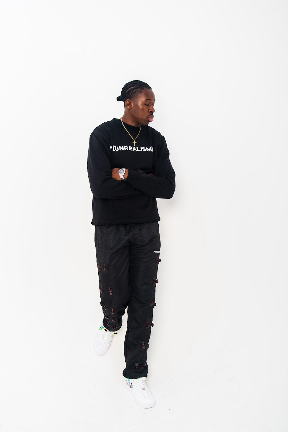 "UNREALISM" ZIP TIE GALORE PANTS (Unisex)