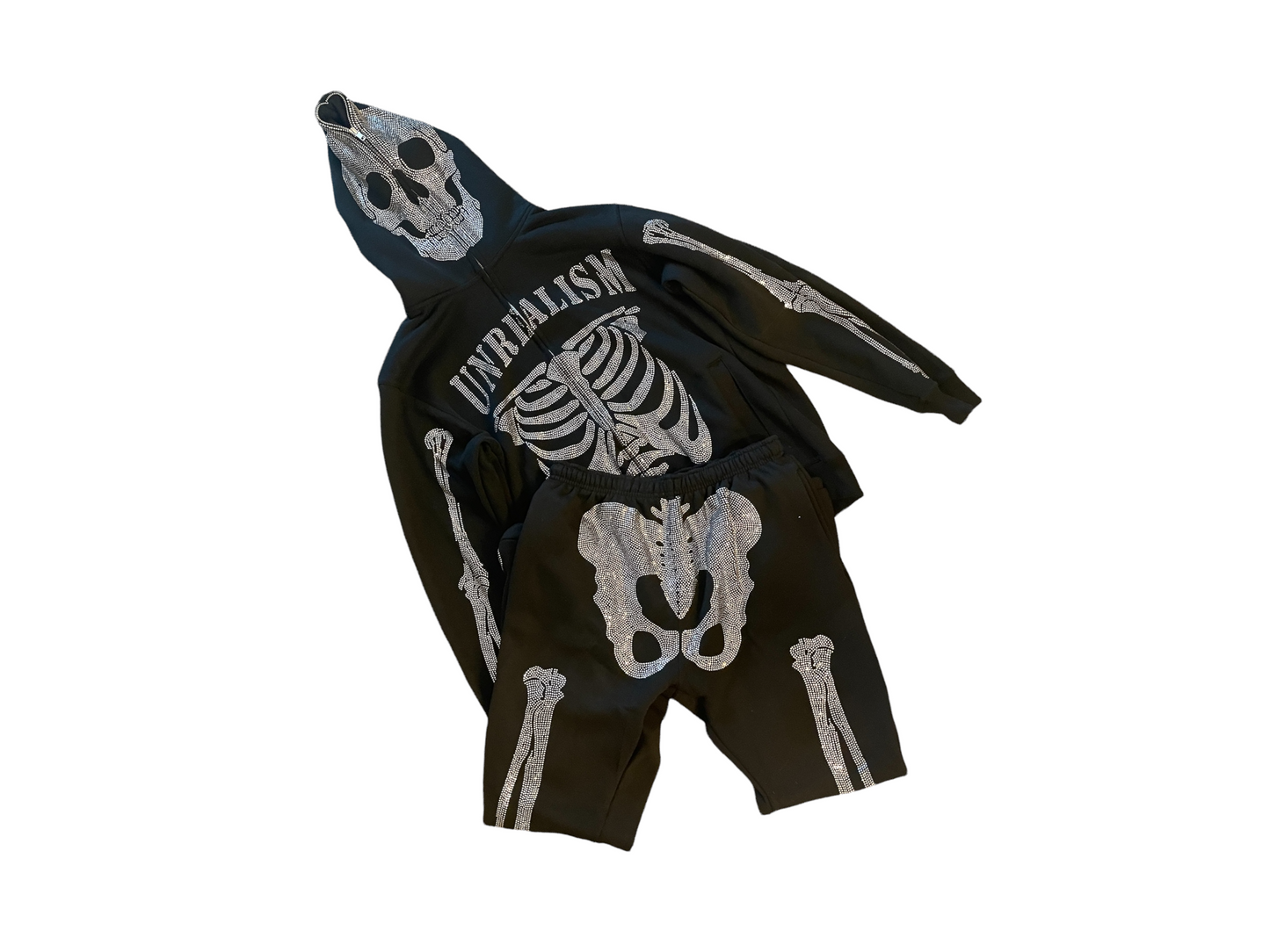 "UNREALISM" SKELETON FULL SWEAT SUIT (Unisex)