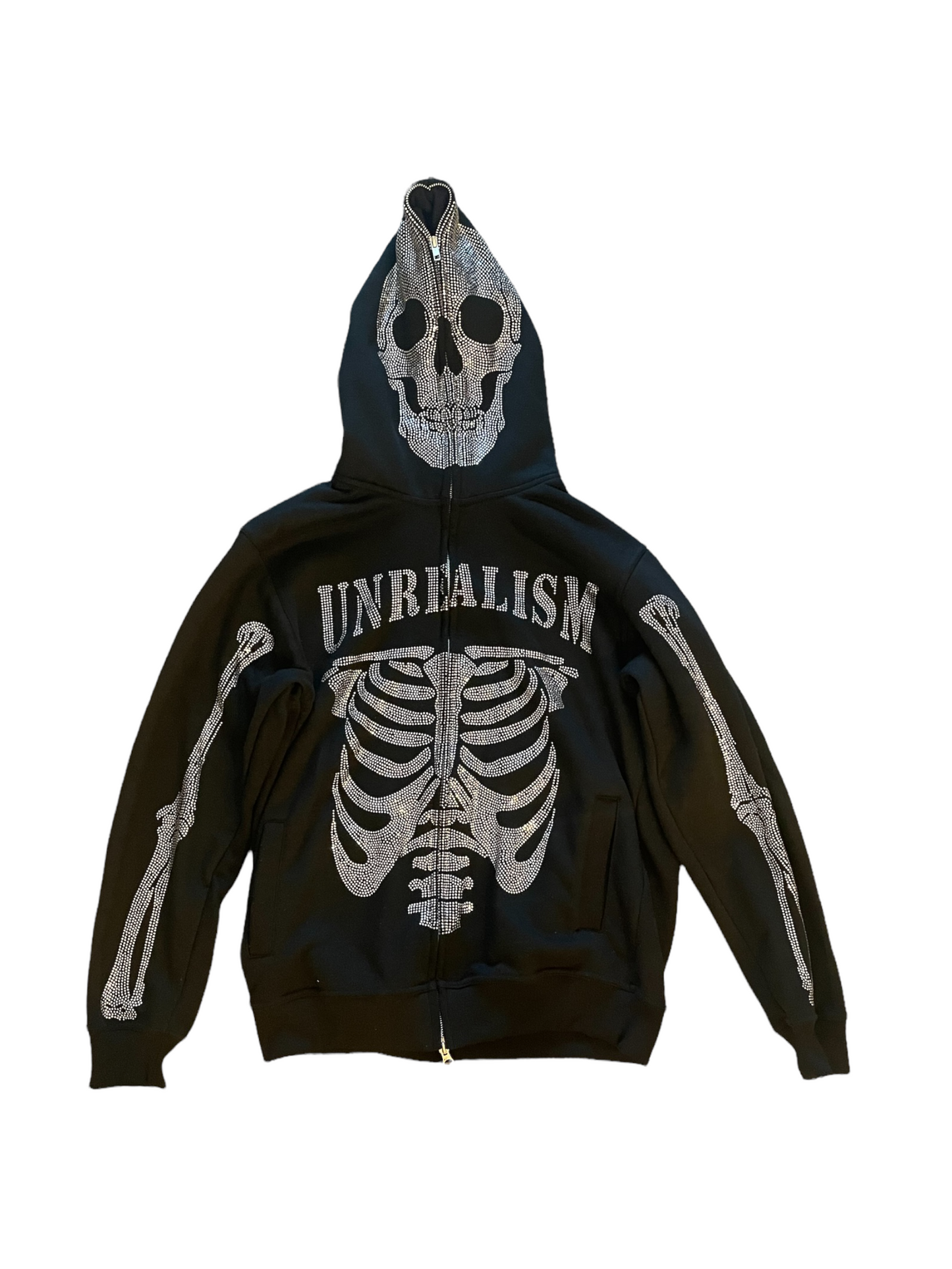 Skeleton Zip Hoodie